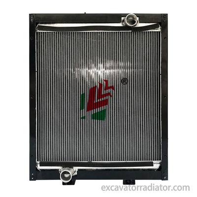 Cooler de radiateur d'autobus Jinlv 75*63 Assemblage en aluminium moteur de voiture de tourisme Système de refroidissement réservoir d'eau pour bus
