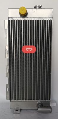 Radiateur d'excavatrice Yuchai | Unité de remplacement direct en aluminium | Composant de refroidissement universel