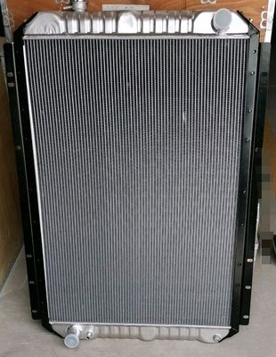 Réservoir d'eau de radiateur d'excavatrice Komatsu PC220-7 | Assemblage complet de l'unité | Tube à 4 rangées entièrement en aluminium