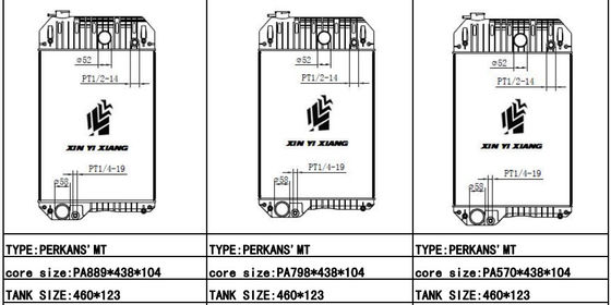 Usine flexible de Perkins Generator Radiator For Manufacturing