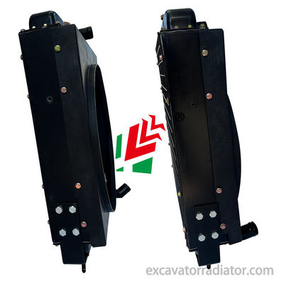 Radiateur d'excavatrice Weichai | Pièce de refroidissement de rechange de qualité commerciale.