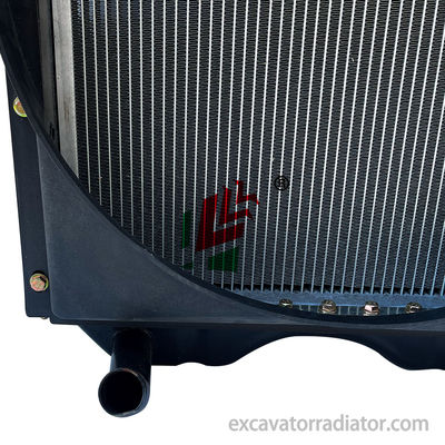 Radiateur de machines d'ingénierie pour Weichai K4105 courbure droite gauche élevée DF38
