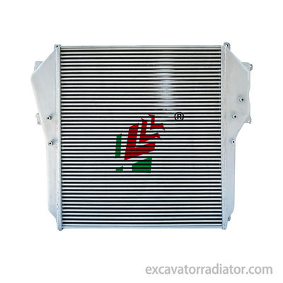 Hino Truck Intercooler à port unique à base d'aluminium haute performance Truck Dissipation de chaleur Assemblage d'intercooler