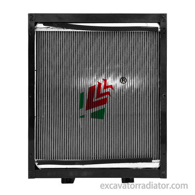 Cooler de radiateur d'autobus Jinlv 75*63 Assemblage en aluminium moteur de voiture de tourisme Système de refroidissement réservoir d'eau pour bus