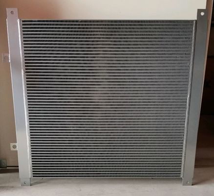 Assemblée en aluminium de radiateur d'huile hydraulique d'aileron de plat pour KOMATSU PC200-5