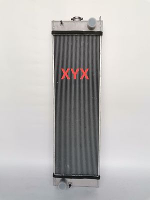 Radiateur d'excavatrice Komatsu PC200-8 | Assemblage du système de refroidissement à noyau en aluminium | Radiateur tubulaire à 4 rangées