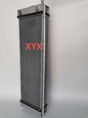 Radiateur d'excavatrice Komatsu PC200-8 | Assemblage du système de refroidissement à noyau en aluminium | Radiateur tubulaire à 4 rangées