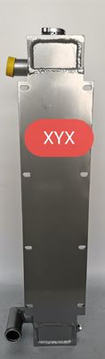 Radiateur d'excavatrice Yuchai | Unité de remplacement direct en aluminium | Composant de refroidissement universel