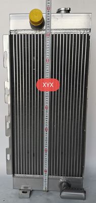 Radiateur d'excavatrice Yuchai | Unité de remplacement direct en aluminium | Composant de refroidissement universel