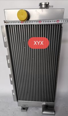 Radiateur d'excavatrice Yuchai | Unité de remplacement direct en aluminium | Composant de refroidissement universel